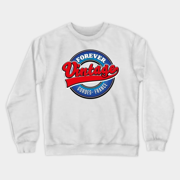 Gordes France vintage logo. Crewneck Sweatshirt by nickemporium1